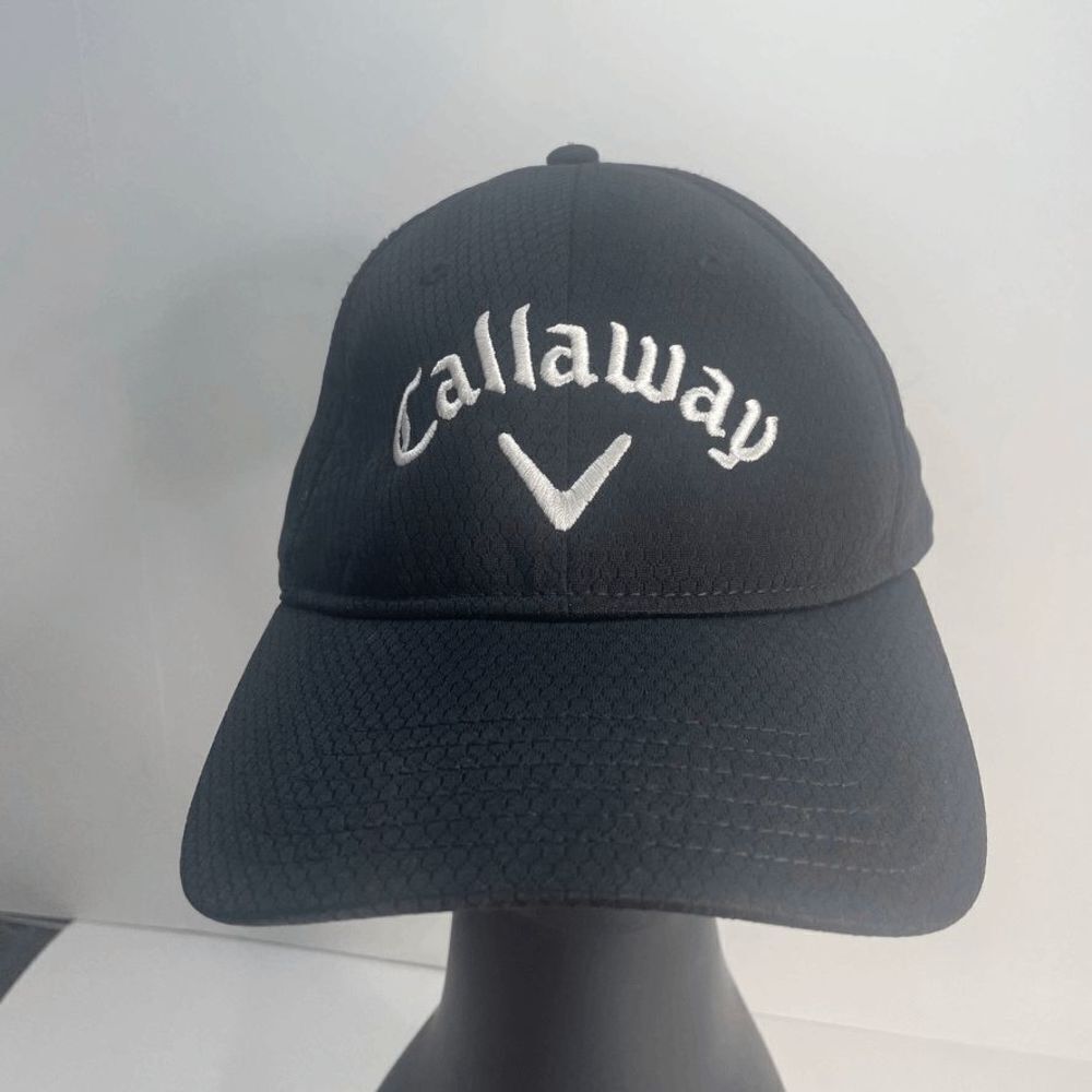 Callaway Golf Adjustable Hat Cap Tennis‎ Black White